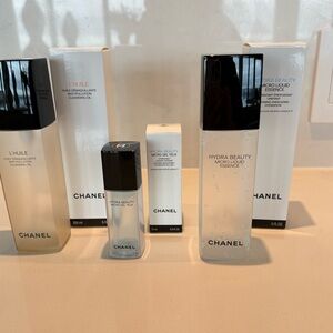 CHANEL 3 x Empty Skincare containers for props
